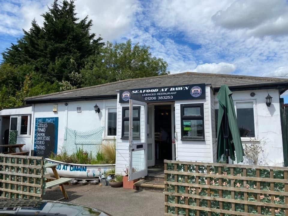The original Seafood at Dawn restaurant in East Mersea